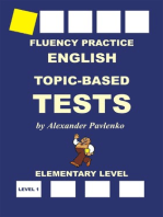 English, Topic-Based Tests, Elementary Level, Fluency Practice