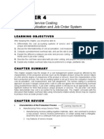 CHAPTER 4 Product and Service Costing: Overhead Application and Job-Order System