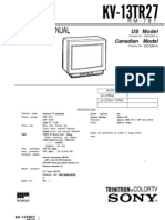 Sony KV 13TR27 Chasis.P 3B