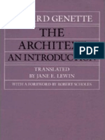 Gerard Genette The Architext An Introduction 1