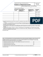 Verification of Reported Income