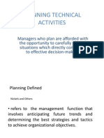 Chapter 3 Planning Technical Activities