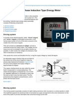 Overview of Single Phase Induction Type Energy Meter: Driving System