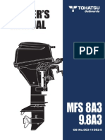 User Manual Tohatsu Mfs 9.8a3 e