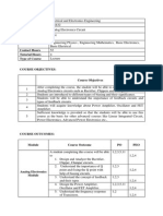 Department Subject Code Title of The Course Designation of Course Prerequisites Contact Hours Tutorial Hours Type of Course