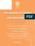 "Environmental Kuznets Curve in Thailand: Cointegration and Causality Analysis," by Mohamed Arouri, Muhammad Shahbaz, Rattapon Onchang, Faridul Islam, and Frédéric Teulon