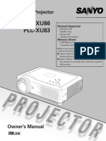 PLC-XU86 PLC-XU83: Multimedia Projector