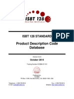 ST 010 ISBT 128 Standard Product Description Code Database v6.0.0