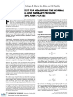 (Elearnica - Ir) - Experimental Test For Measuring The Normal and Tangential Line Contact Pres