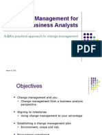 Change Management For Business Analysts-2010-JAN-29