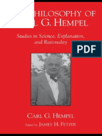 Oxford University - The Philosophy of Carl G. Hempel Hempel Studies in Science, Explanation, and Rationality - (2001)