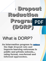 Drop Out Reduction Program