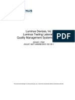 QSP-001633 - Rev 04 - Luminus Testing Laboratory Quality Manual207