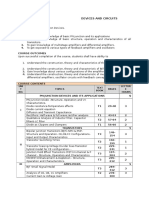 16ee401 Devices and Circuits 3/0/0/3