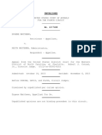 Eugene Matthews v. Keith Whitener, 4th Cir. (2013)