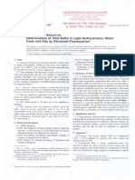 Astm 5453 - Stantard Test Method For Determination of Total Sulfur