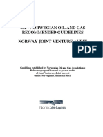 Norway Joint Venture Audit Guidelines