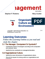 Management: Organizational Culture and Environment