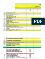 Water Demand Calculation