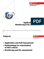 AEO Application Process Monitoring