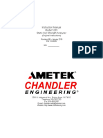 Model 5265 Static Gel Strength Analyzer Manual