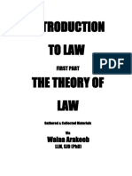 To Law The Theory of LAW: Walaa Arakeeb