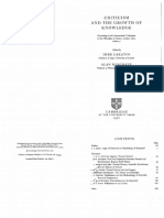 (Proceedings of the International Colloquium in the Philosophy of Science, London, 1965, Volume 4) Imre Lakatos (Ed.), Alan Musgrave (Ed.)-Criticism and the Growth of Knowledge-Cambridge University Pr