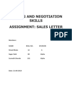 Objectives of A Sales Letter