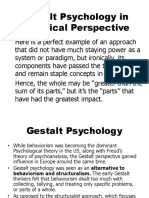 October 24 - Gestalt Psychology