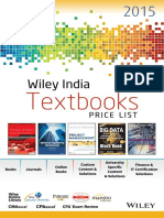Wiley India Textbooks Price List June 2015 PDF