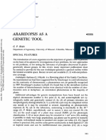 Redei 1975 ARGen Arabidopsis As A Genetic Tool PDF