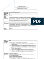 Course Prefix/Number Course Title Course Units Course Total Expected Hours Course Description