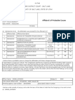 Scott Memmott 0605 Probable Cause Statement