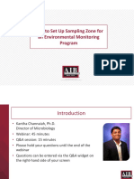 How To Set Up Sampling Zone For An Environmental Monitoring Program