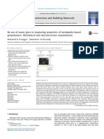 Re-Use of Waste Glass in Improving Properties of Metakaolin-Based Geopolymers: Mechanical and Microstructure Examinations