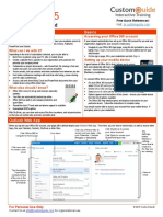 Office 365 Cheat Sheet PDF