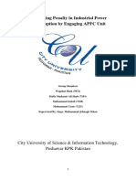 Minimizing Penalty in Industrial Power Consumption by Engaging APFC Unit