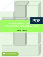 The Thoughtful Classroom - Basic Rubric