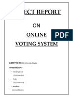 Online Voting Report