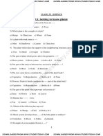 CBSE Class 6 - MCQ Getting To Know Plants