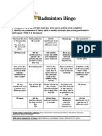 Badmintonbingo