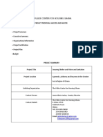 Project Proposal-Shelter and Water