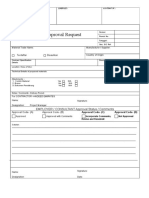 Material Approval Request: Terdaftar Diusulkan