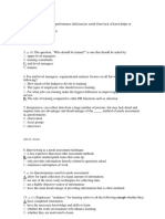 Chapter 3 Quiz and Answer Keys Training and Development