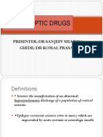 Antiepileptic Drugs: Presenter: DR Sanjeev Sharma Guide: DR Komal Prasad