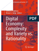 Digital Economy: Complexity and Variety VS Rationality