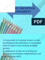 BASIC CONCEPTS IN ASSESSMENT Afuang Anayan