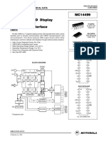 MC14499 Datasheet