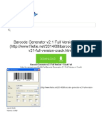 Barcode Generator v2 PDF