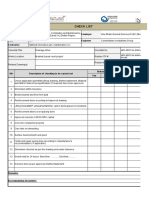 Drainage Work Checklist